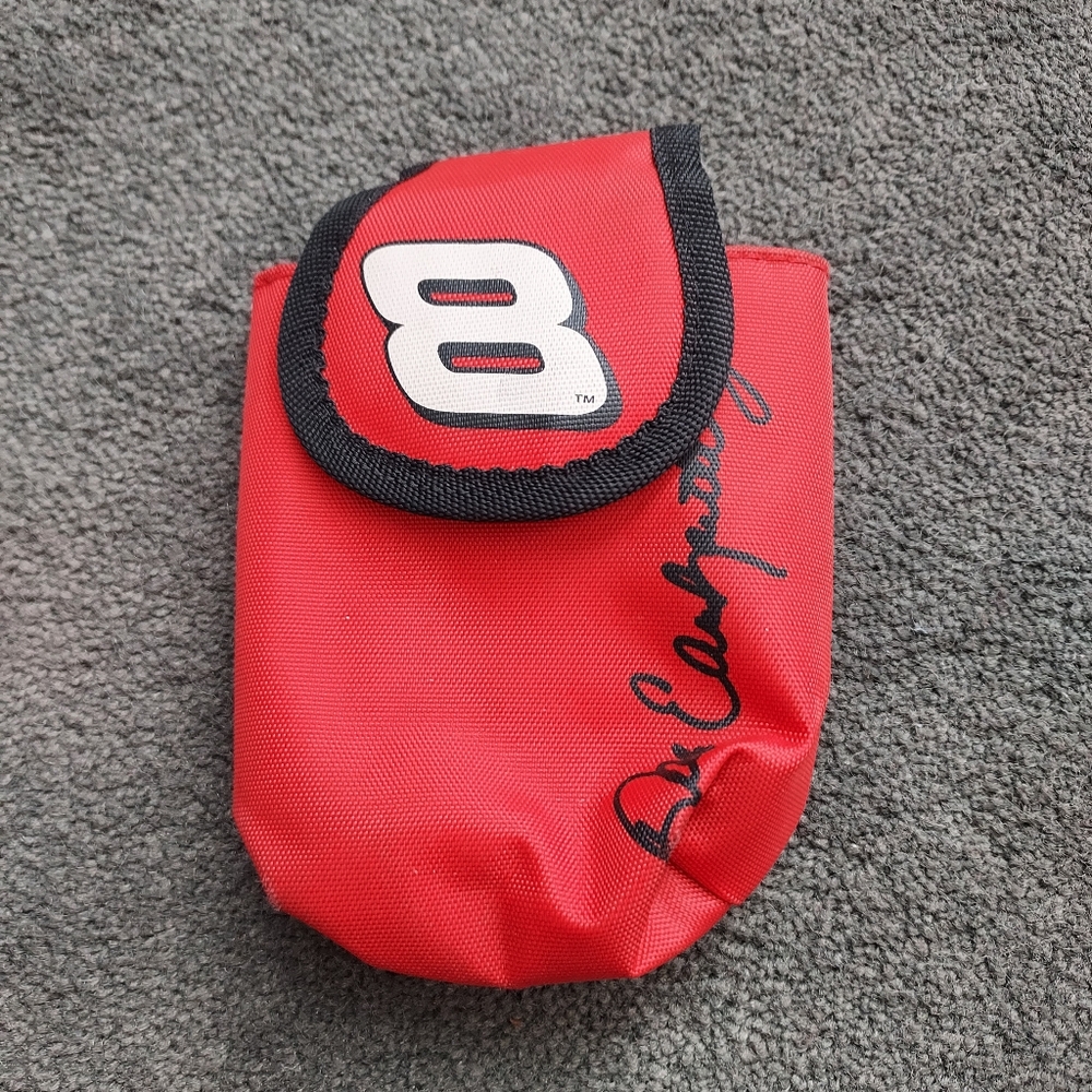 Dale Earnhardt Nascar #8 Red Phone Pocket Pouch Holder Car Racing
